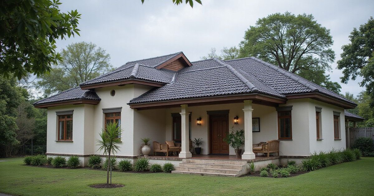 Homeowner considering roof repair options