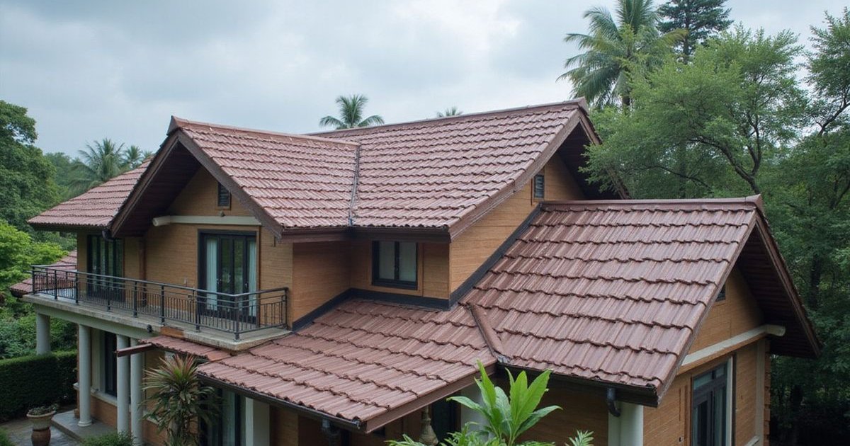 Well-maintained Malaysian roof