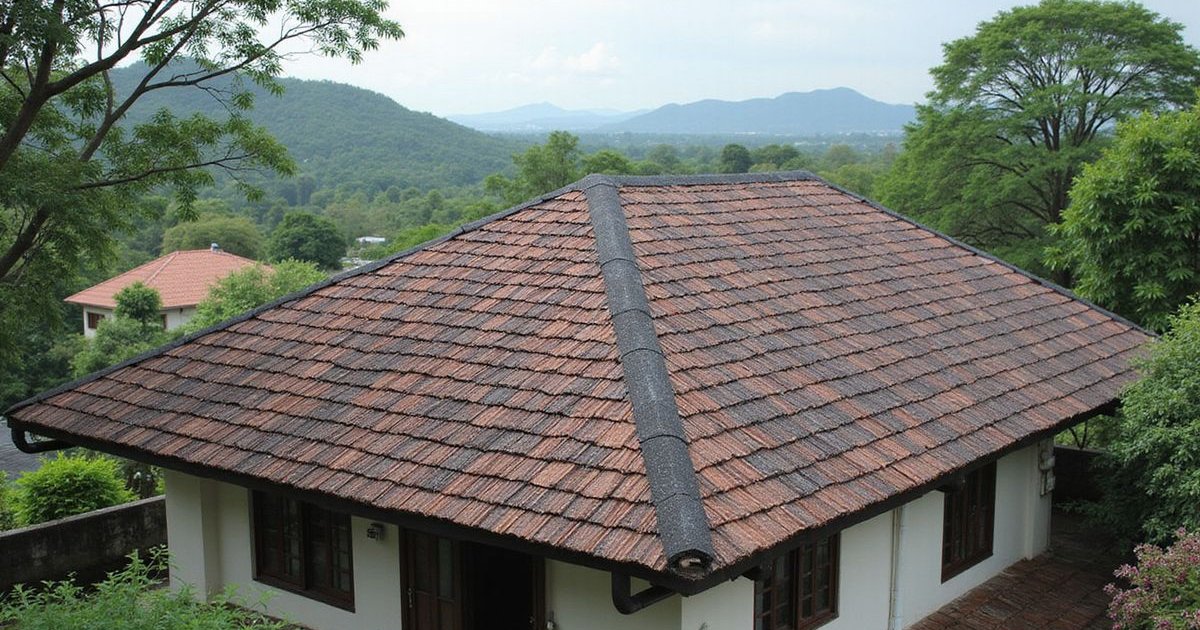 Roof replacement project in progress